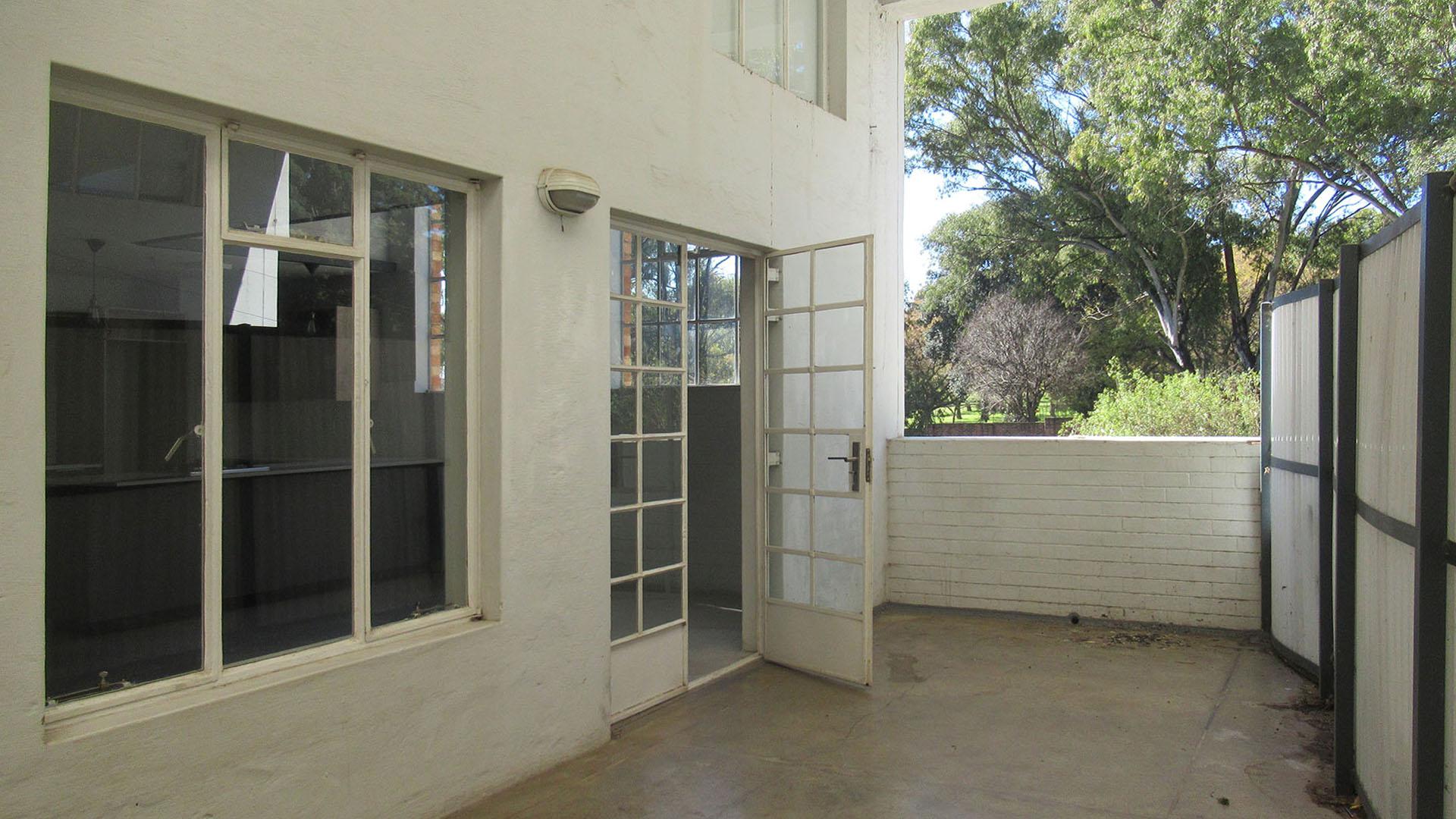 Backyard of property in Braamfontein