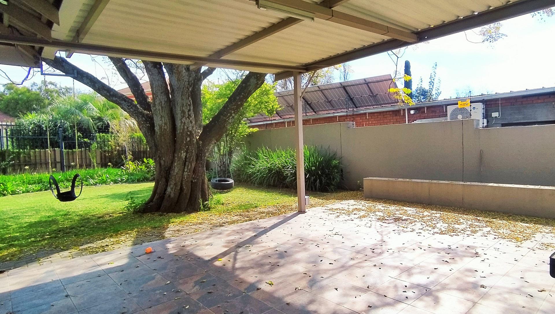 Patio of property in Dan Pienaar