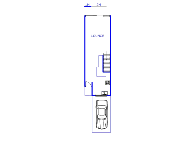 Floor plan of the property in Mayville (KZN)