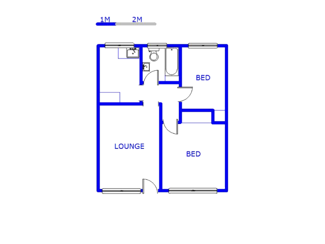 Ground Floor - 57m2 of property for sale in Luipaardsvlei