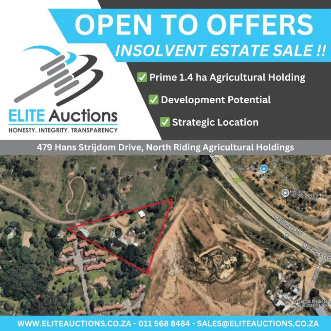 Land for Sale For Sale in North Riding - MR678413