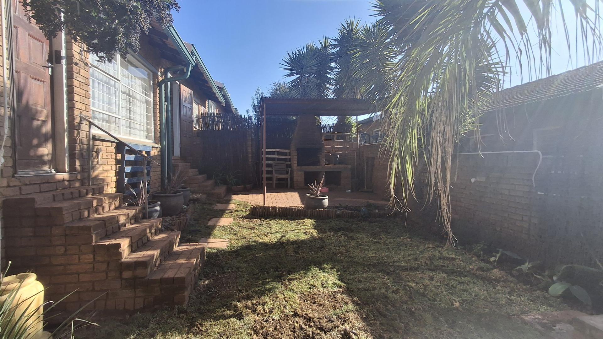 Backyard of property in Rangeview