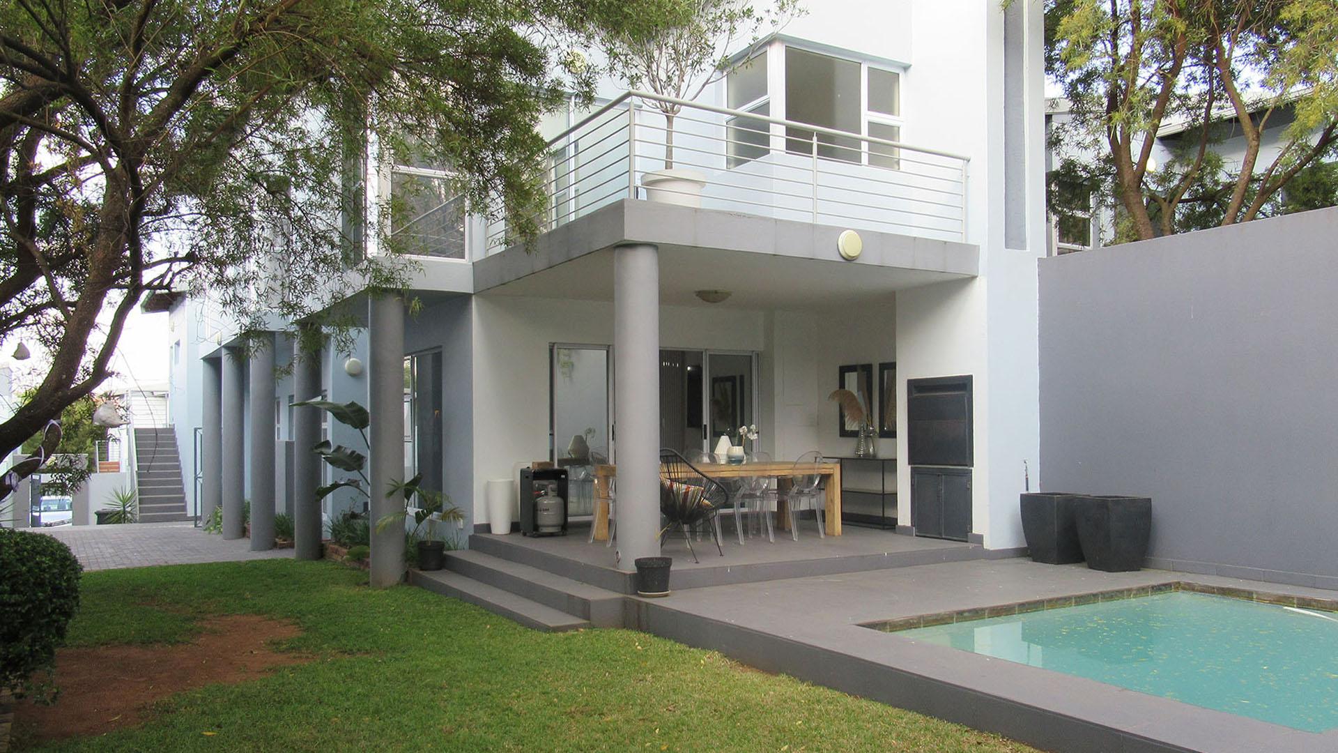 Backyard of property in Ferndale - JHB