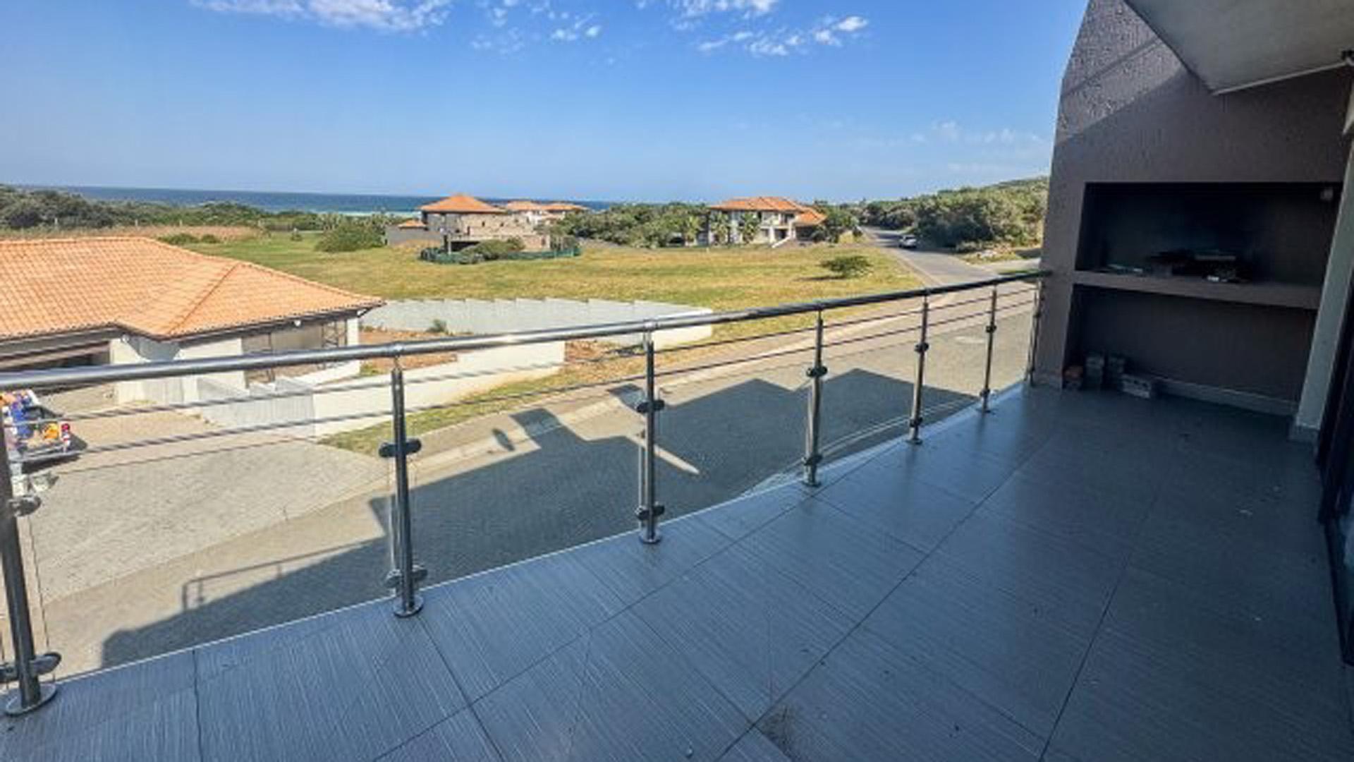 Balcony of property in Winterstrand