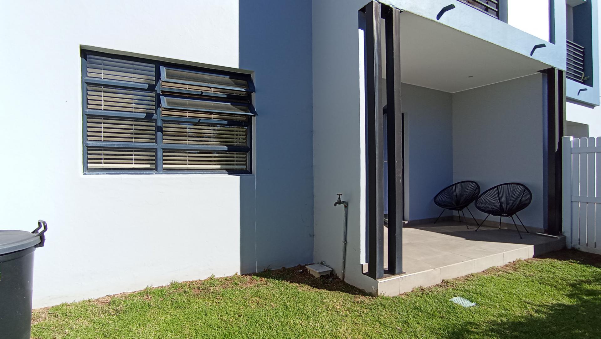 Backyard of property in Bryanston East