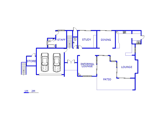 Floor plan of the property in Broadacres