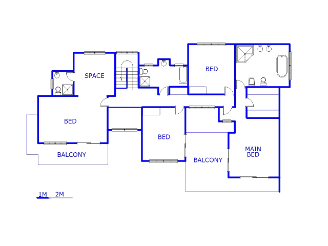 1st Floor - 244m2 of property for sale in Broadacres