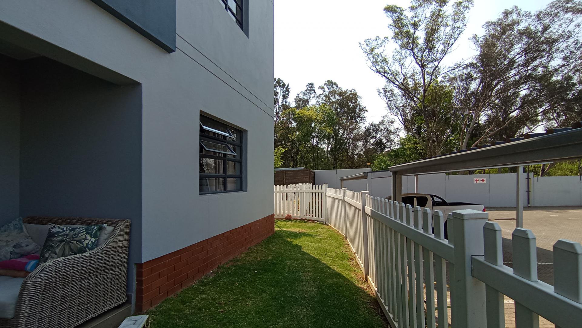 Backyard of property in Bryanston