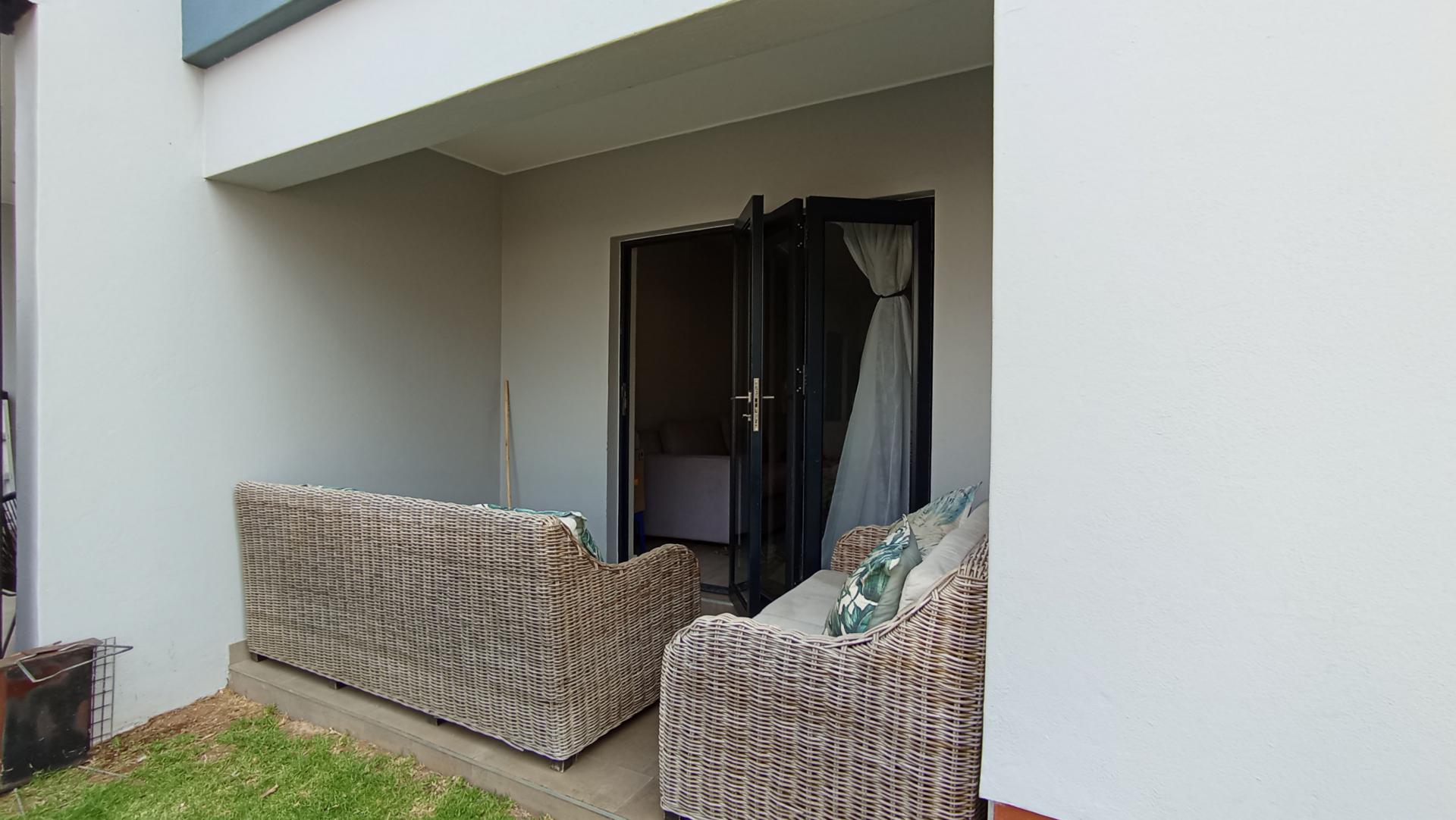 Backyard of property in Bryanston