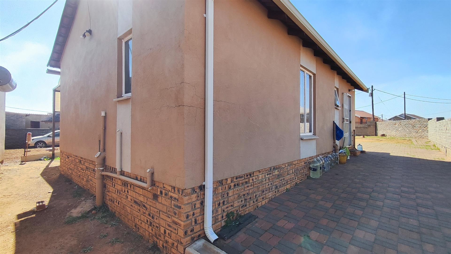 Backyard of property in Evaton West