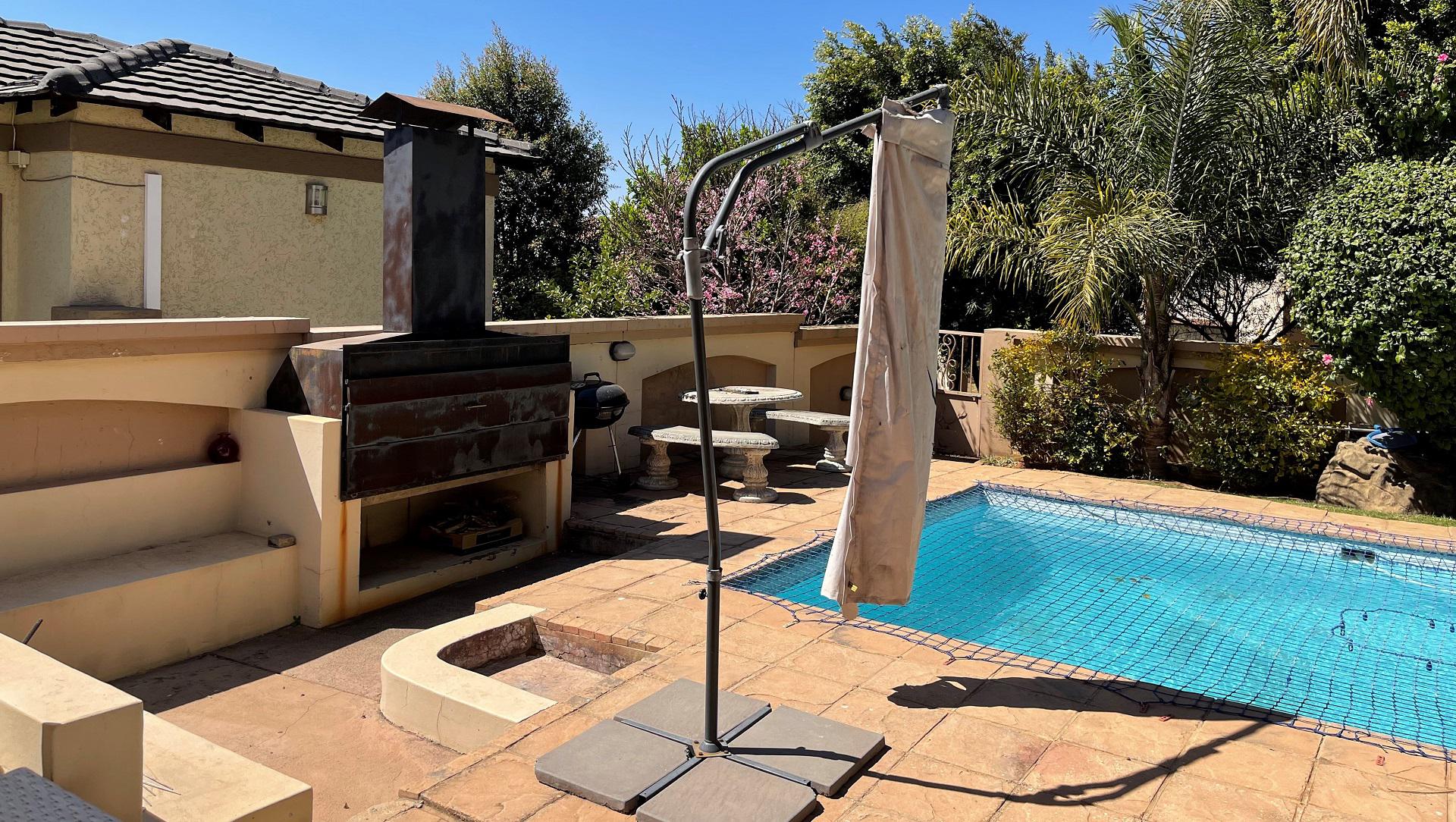 Backyard of property in Blue Valley Golf Estate