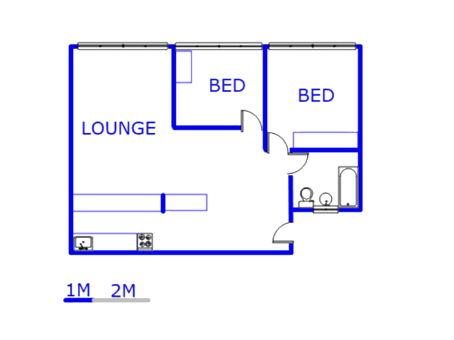 Floor plan of the property in Symhurst