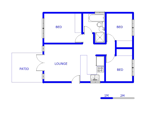 Ground Floor - 61m2 of property for sale in Linmeyer