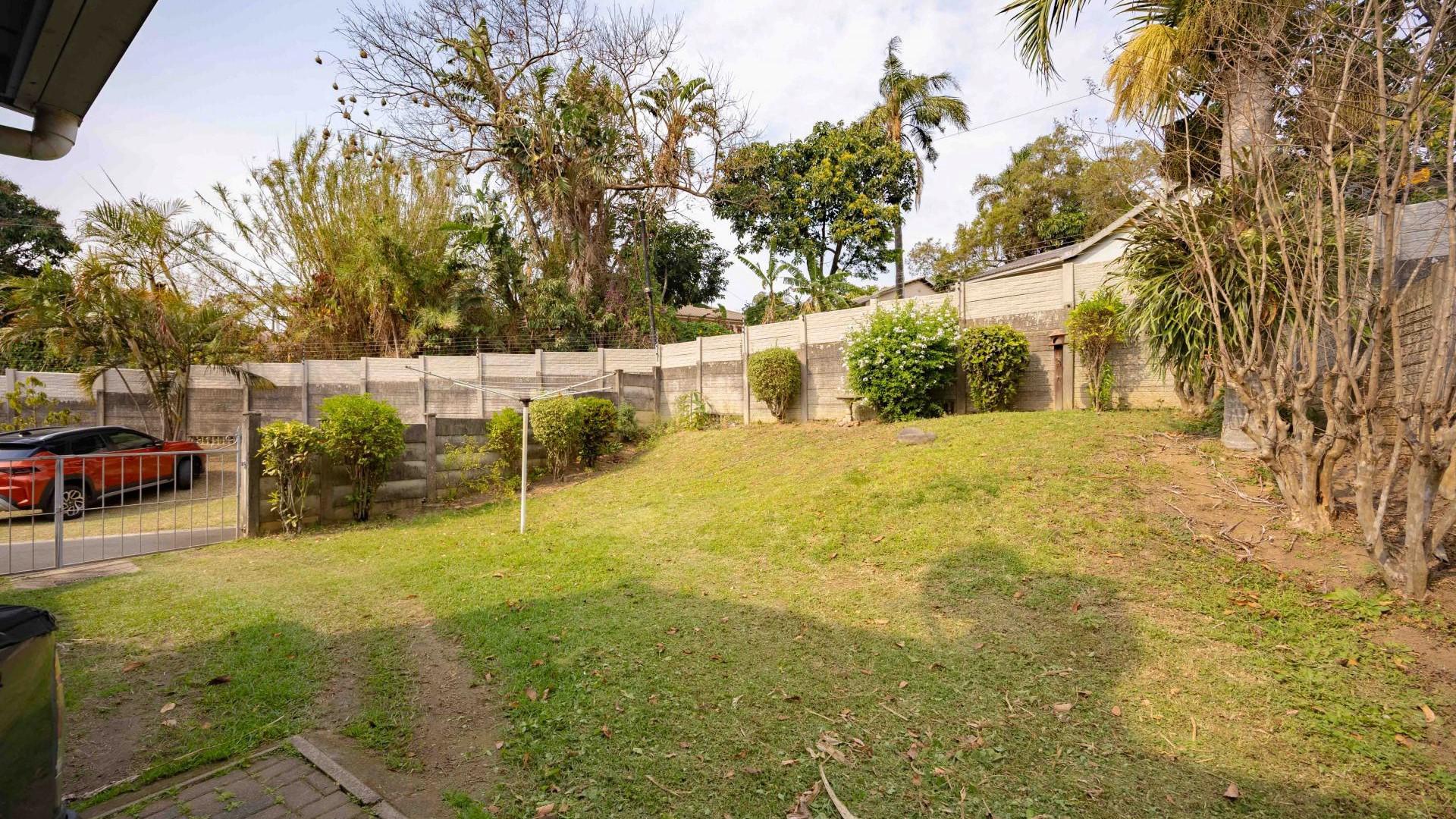 Backyard of property in Bellair - DBN