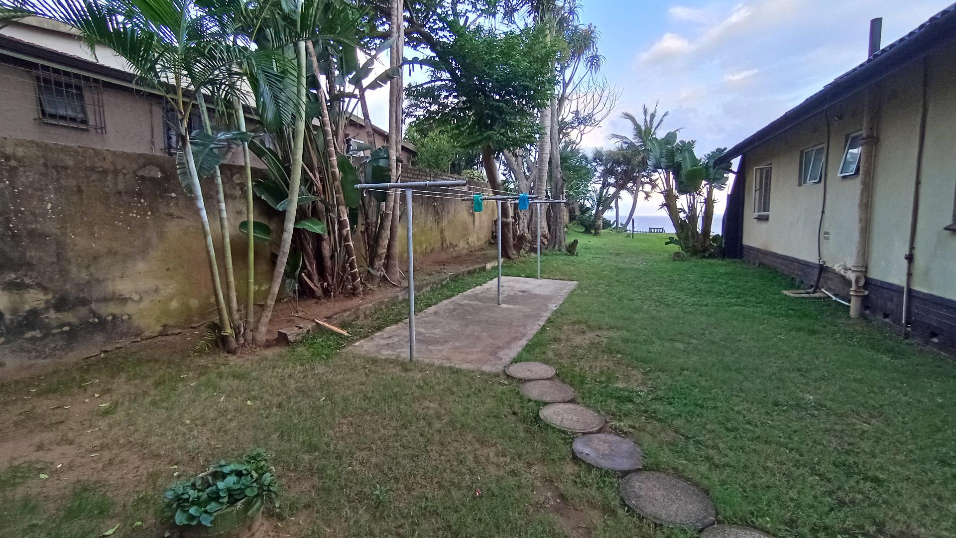 Backyard of property in Amanzimtoti 