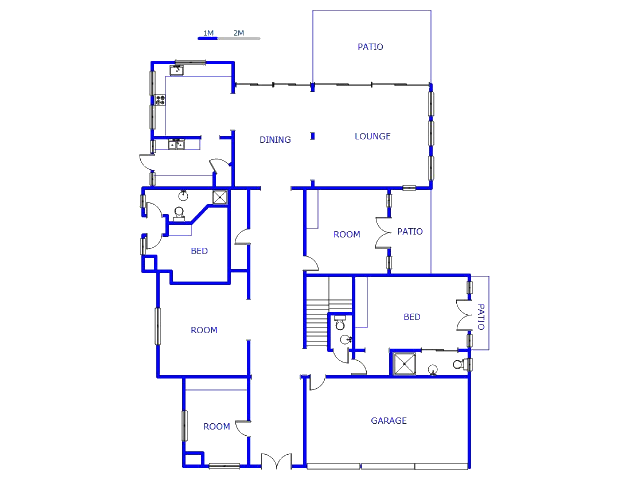Floor plan of the property in Willow Acres Estate