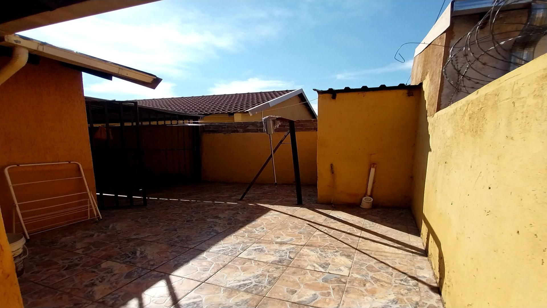 Backyard of property in Mabopane