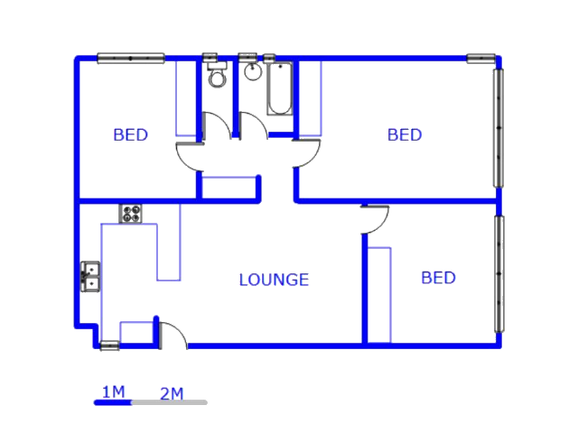 3rd Floor - 101m2 of property for sale in Sunnyside