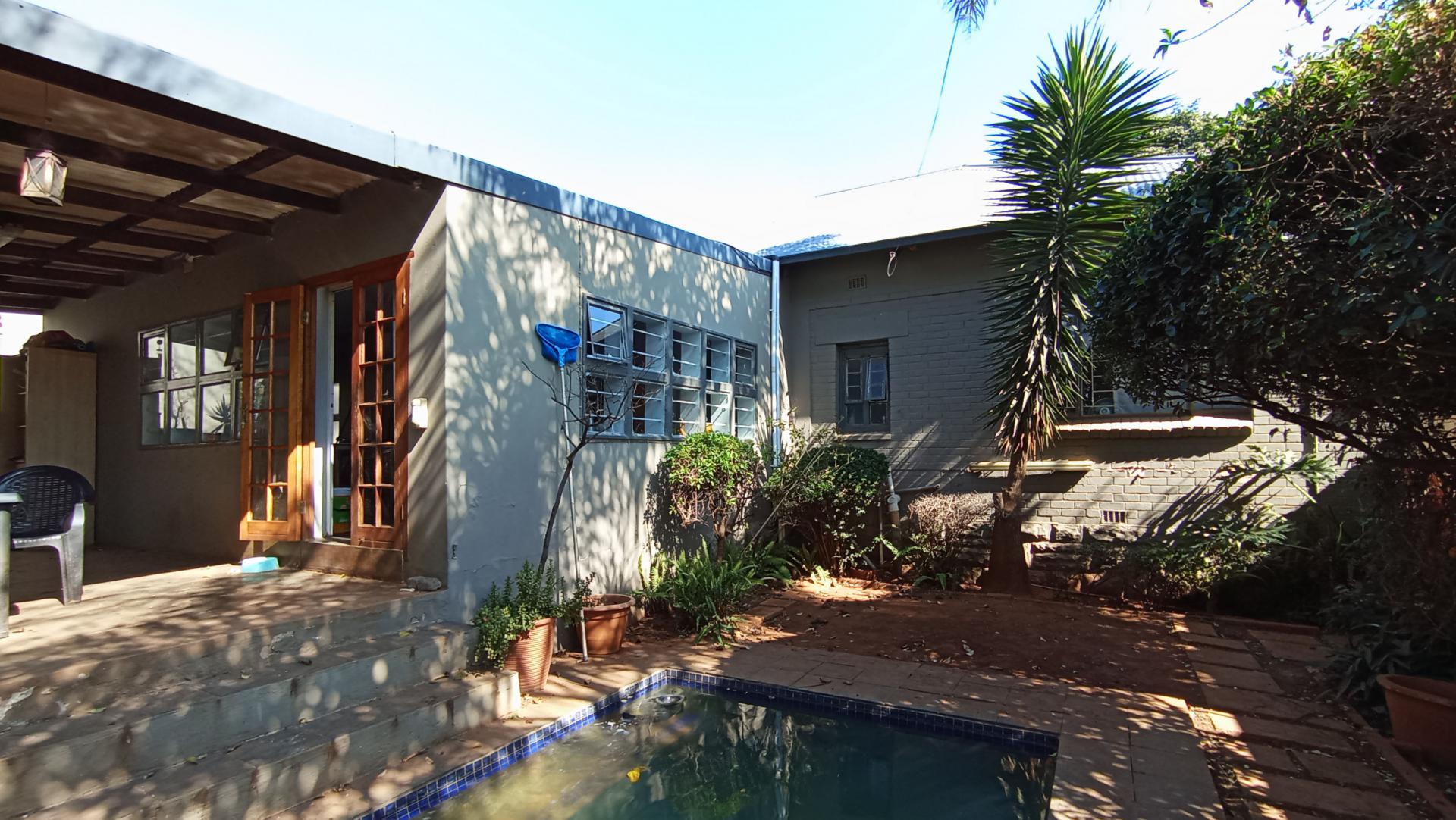 Backyard of property in Kensington - JHB