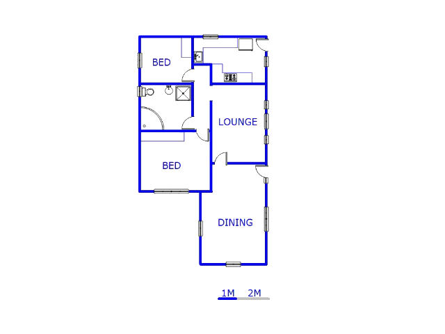 Ground Floor - 89m2 of property for sale in South Hills