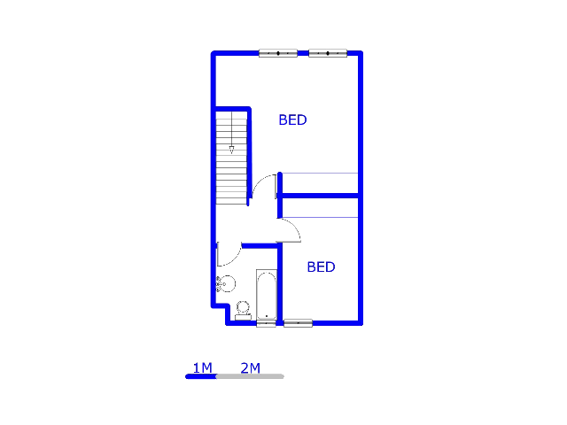 Floor plan of the property in Kilner park