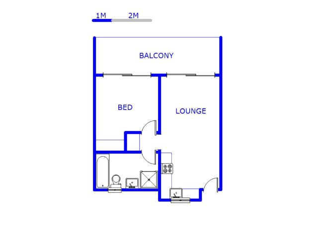 Floor plan of the property in Ballitoville