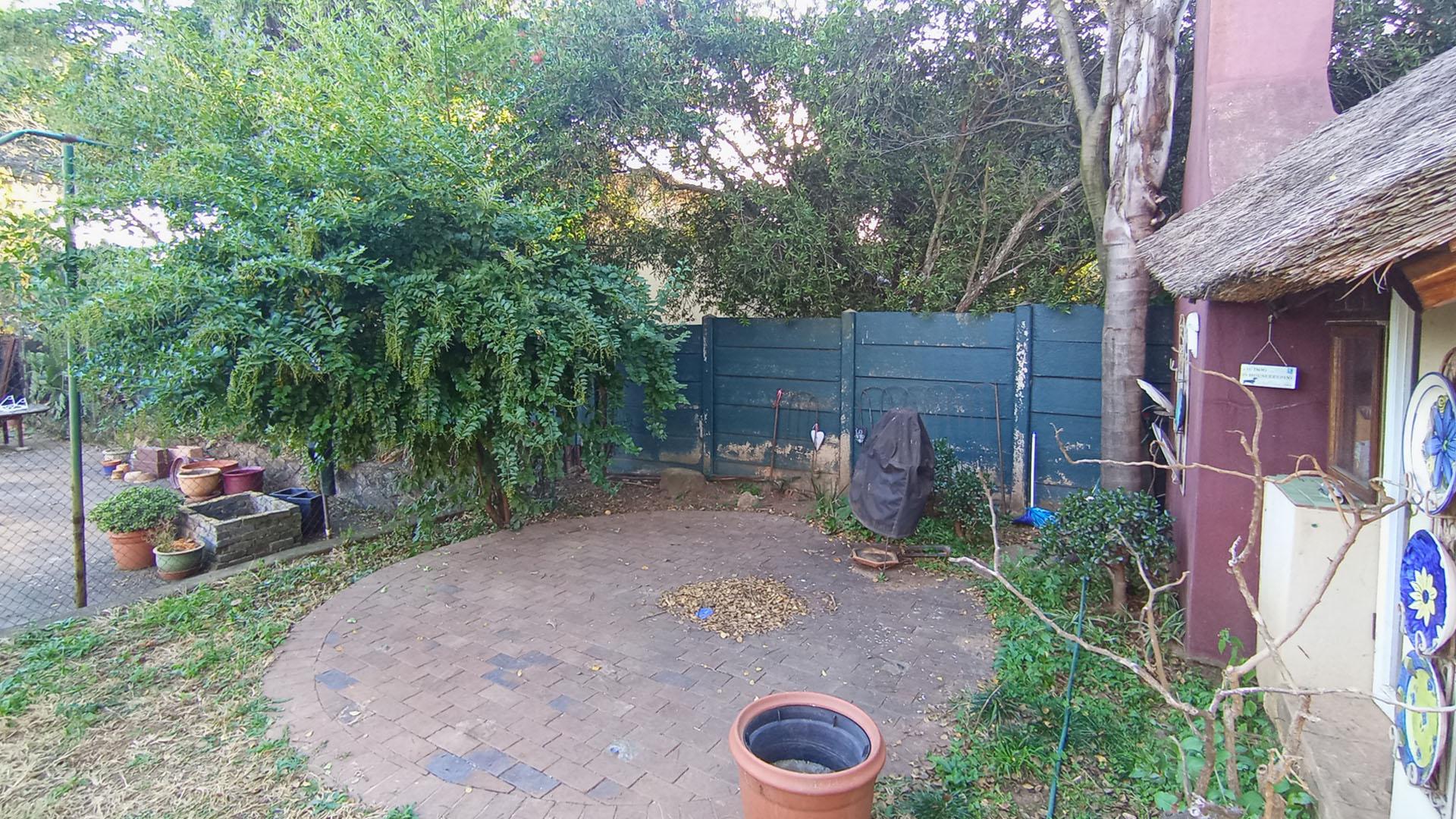 Backyard of property in Douglasdale