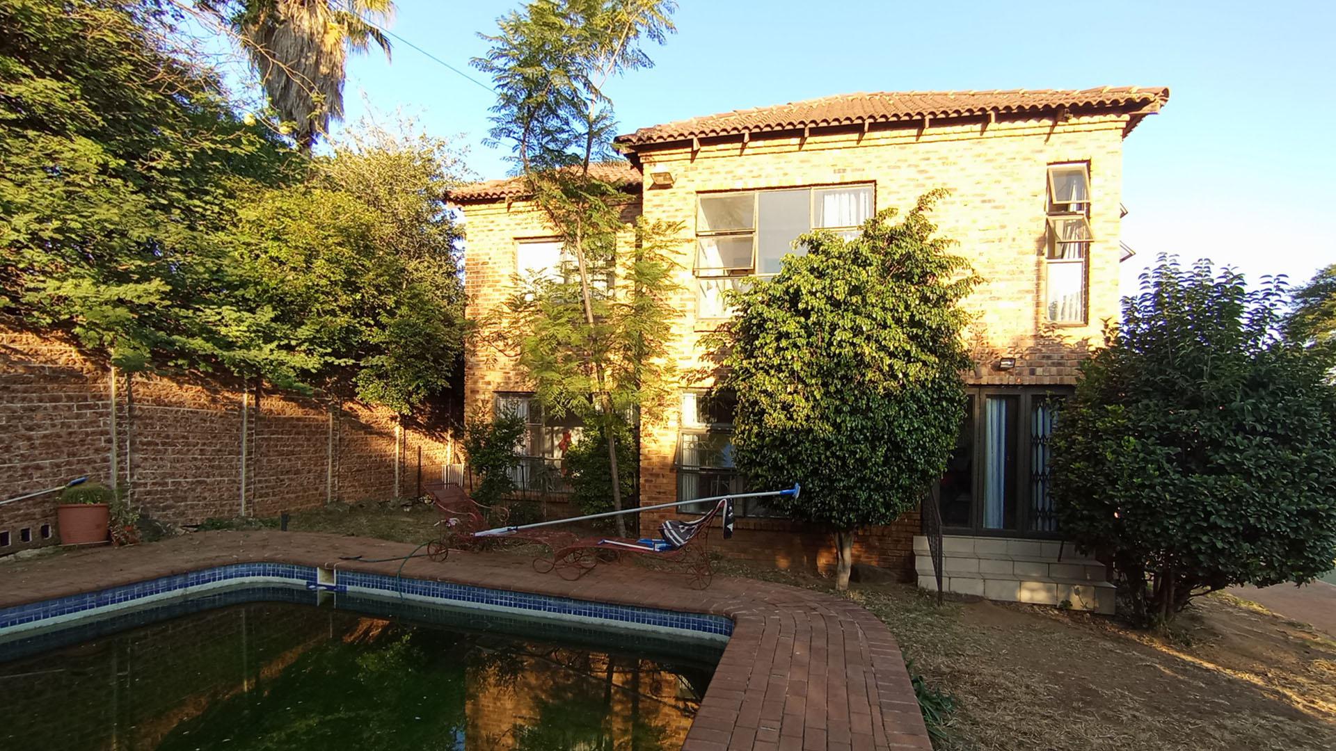 Backyard of property in Douglasdale