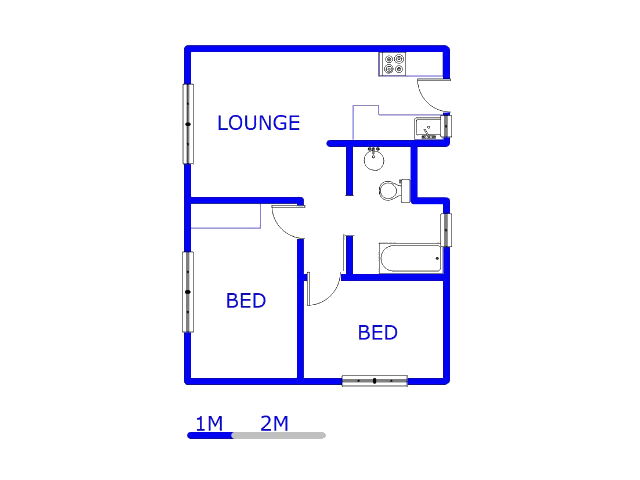 2nd Floor - 47m2 of property for sale in Fleurhof