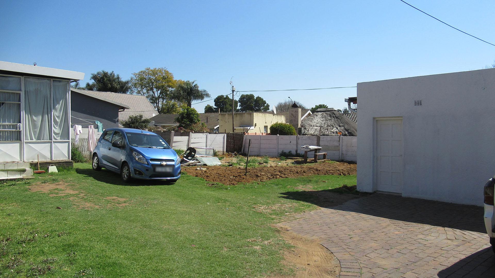 Backyard of property in The Hill
