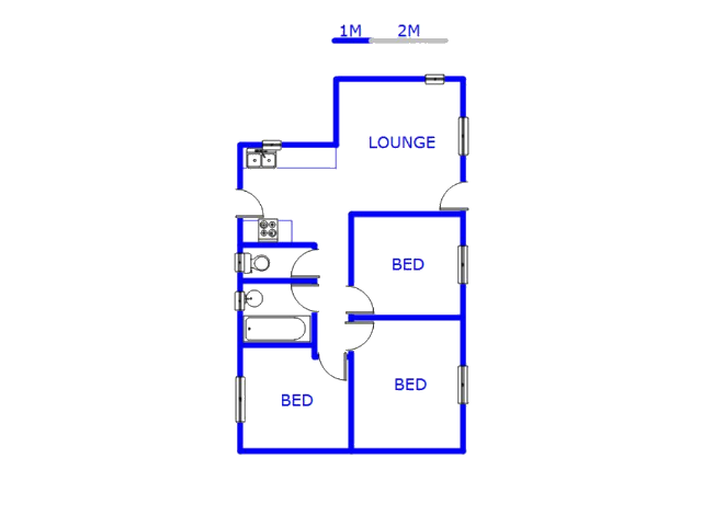 Ground Floor - 62m2 of property for sale in Sky City