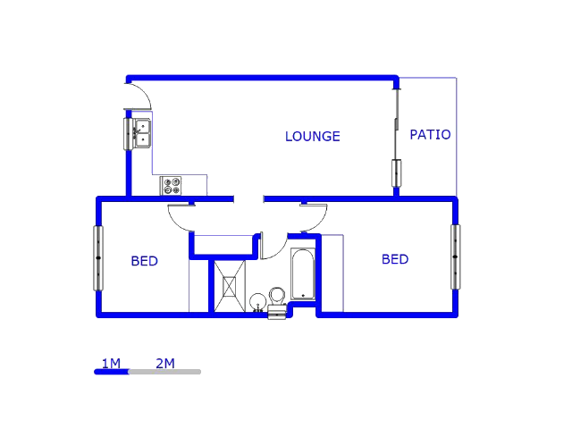 Floor plan of the property in Greenstone Hill
