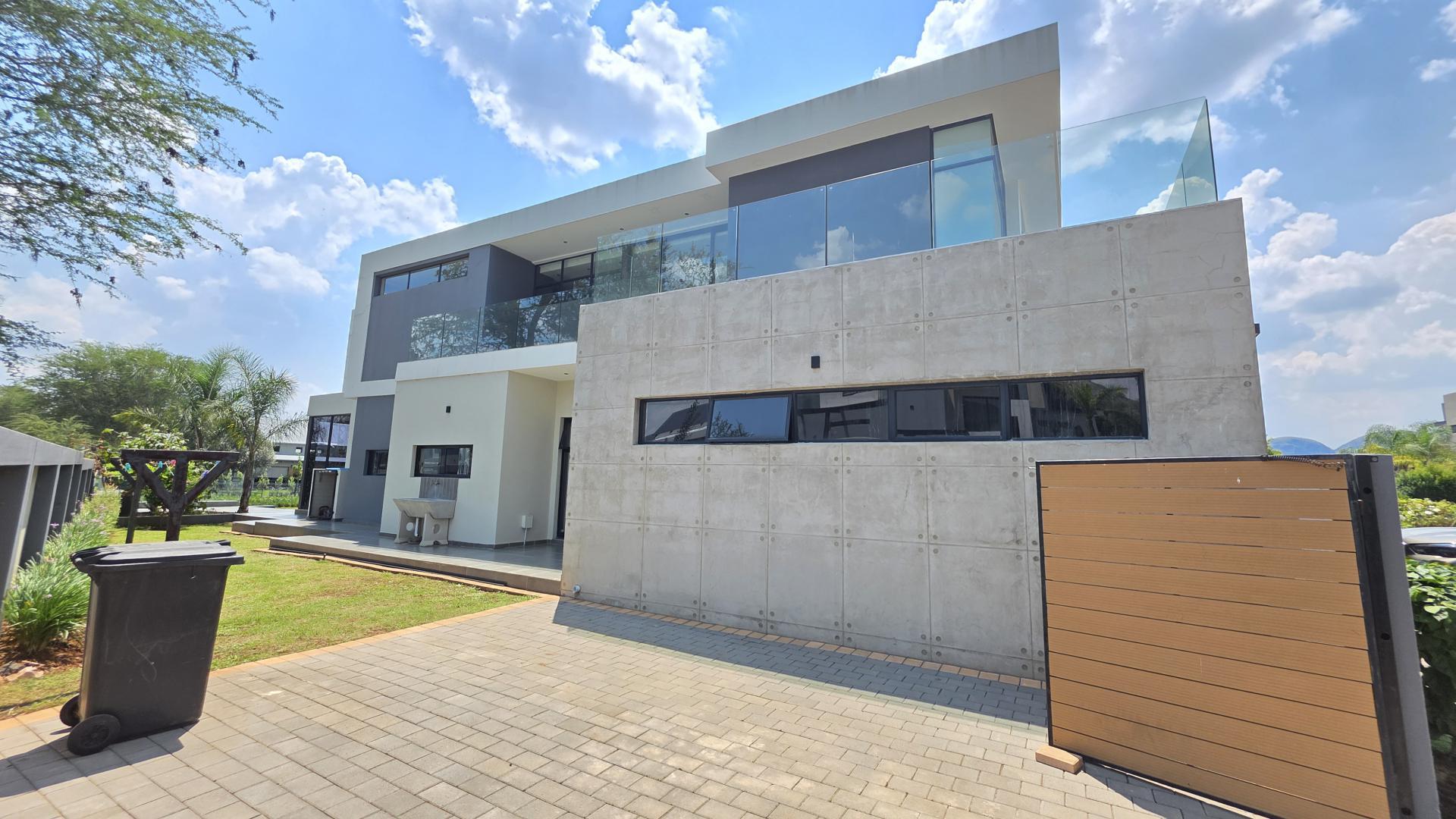 Backyard of property in The Islands Estate