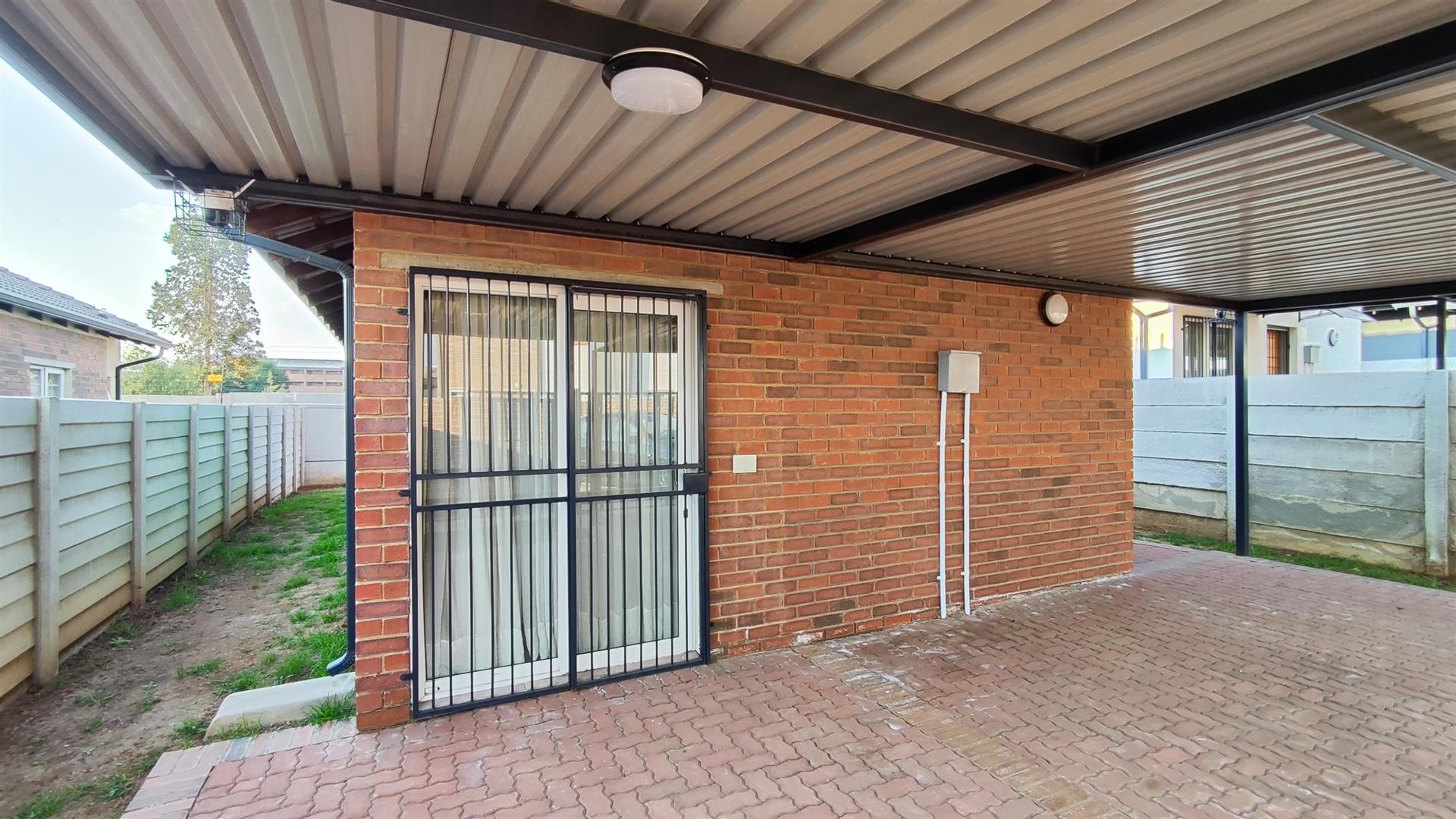 Patio of property in Parkdene (JHB)