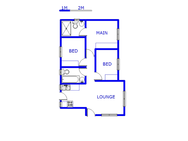 Ground Floor - 55m2 of property for sale in Olievenhoutbos