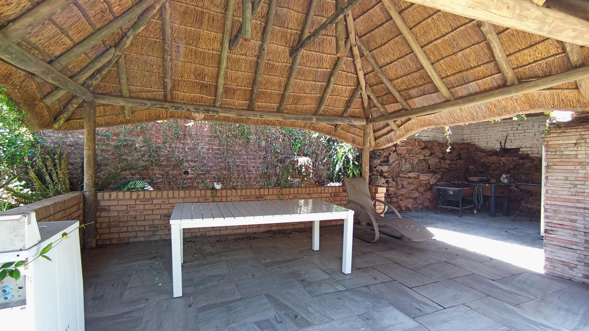 Braai Area of property in Waterkloof