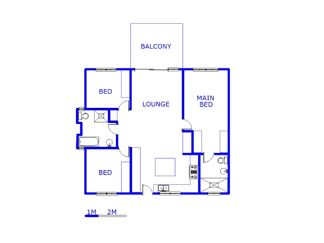 3rd Floor - 114m2 of property for sale in Six Fountains Estate