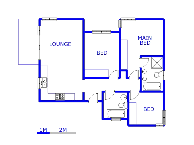 1st Floor - 79m2 of property for sale in Fourways