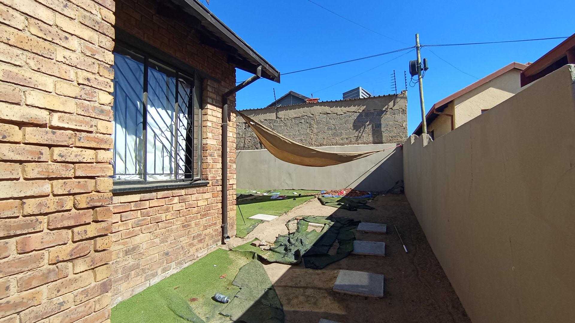 Backyard of property in Klipfontein View