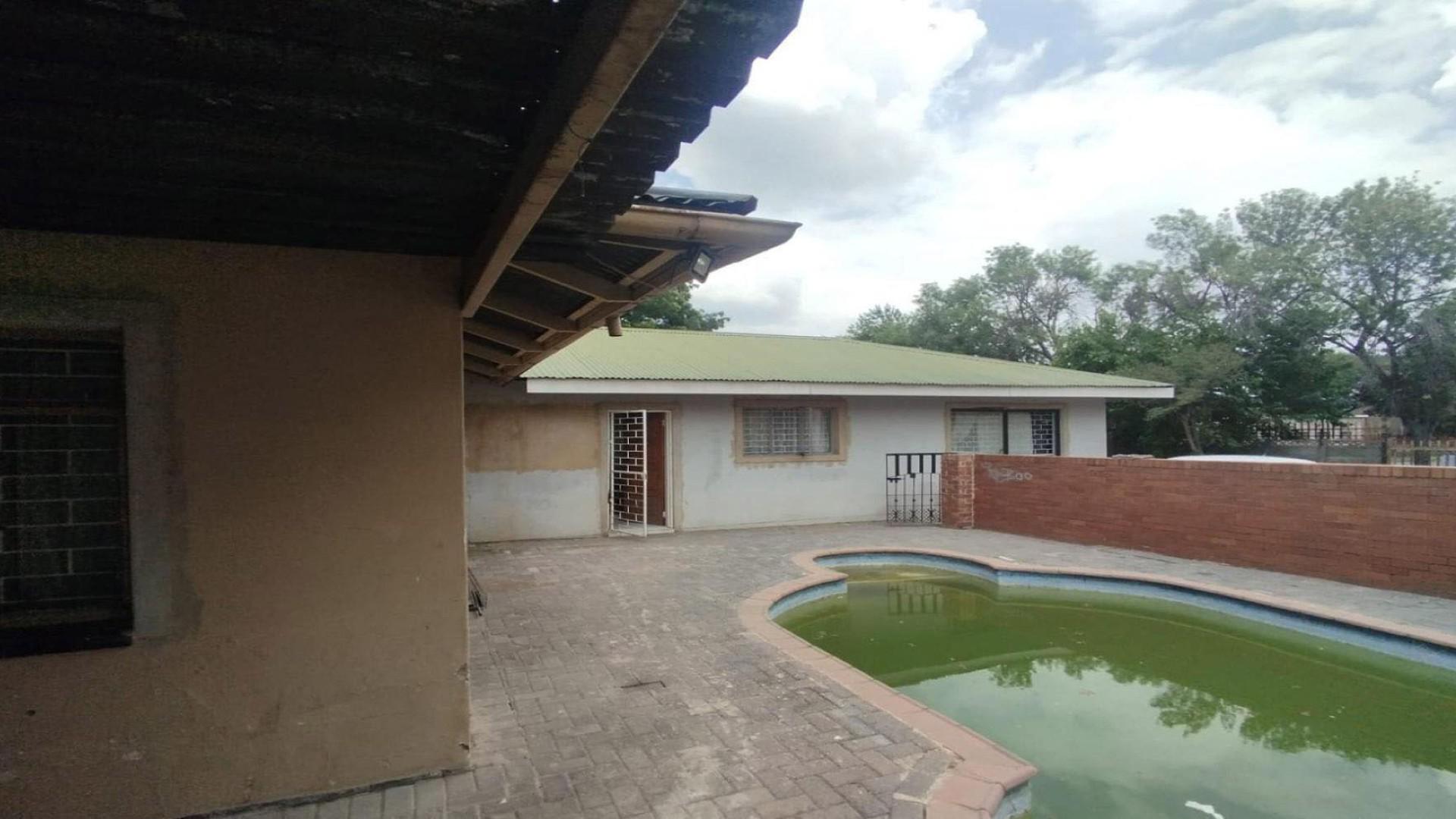 Backyard of property in Sasolburg