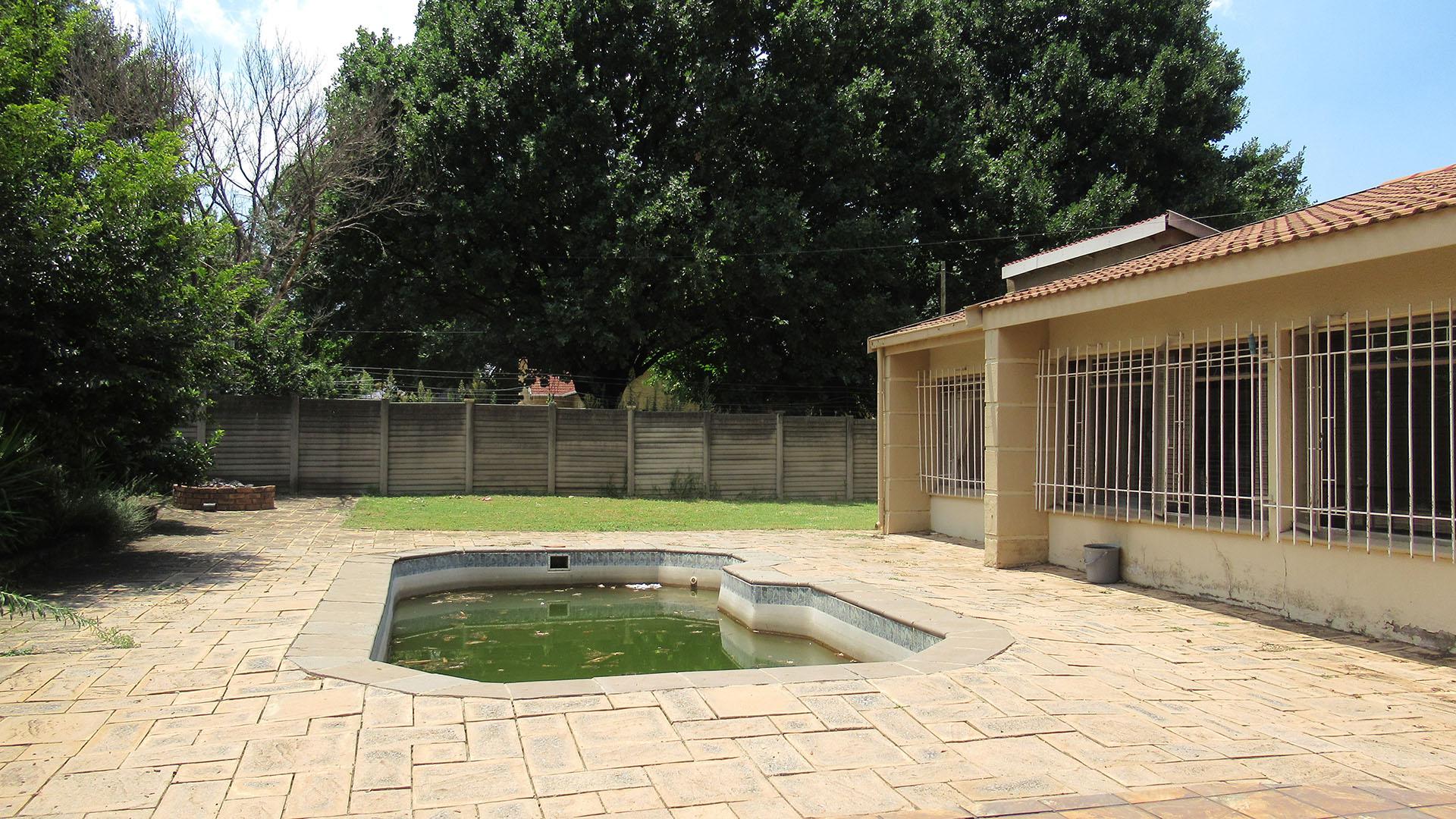 Backyard of property in Sasolburg