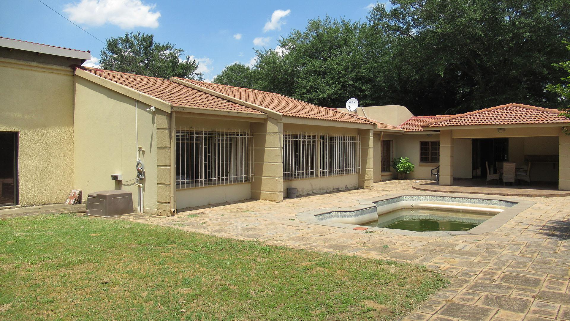 Backyard of property in Sasolburg