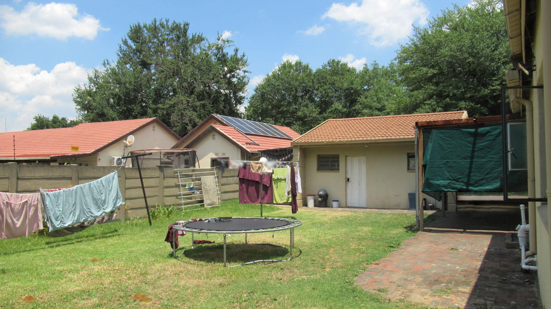 Backyard of property in Sasolburg