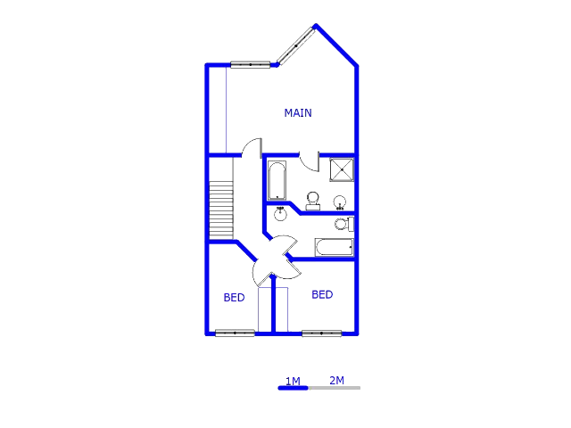 1st Floor - 61m2 of property for sale in Florida