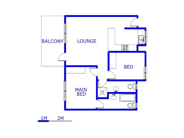 1st Floor - 72m2 of property for sale in Glen Marais