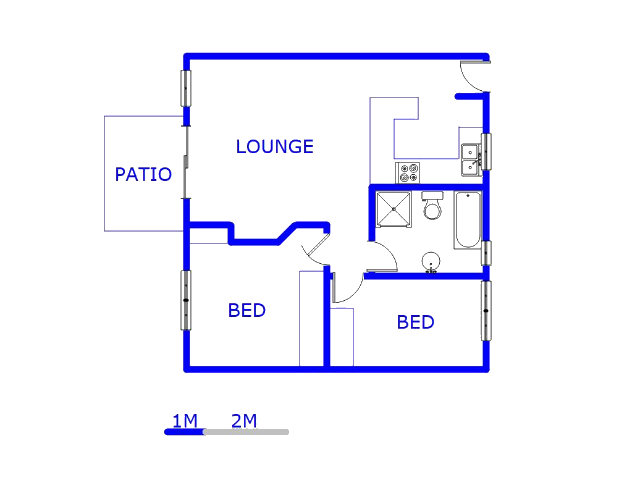 Floor plan of the property in Summerset