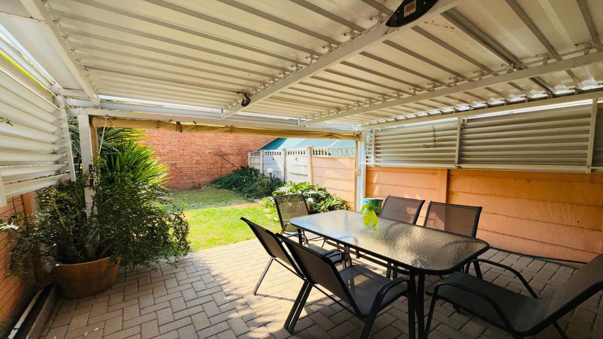 Patio of property in Bloemfontein