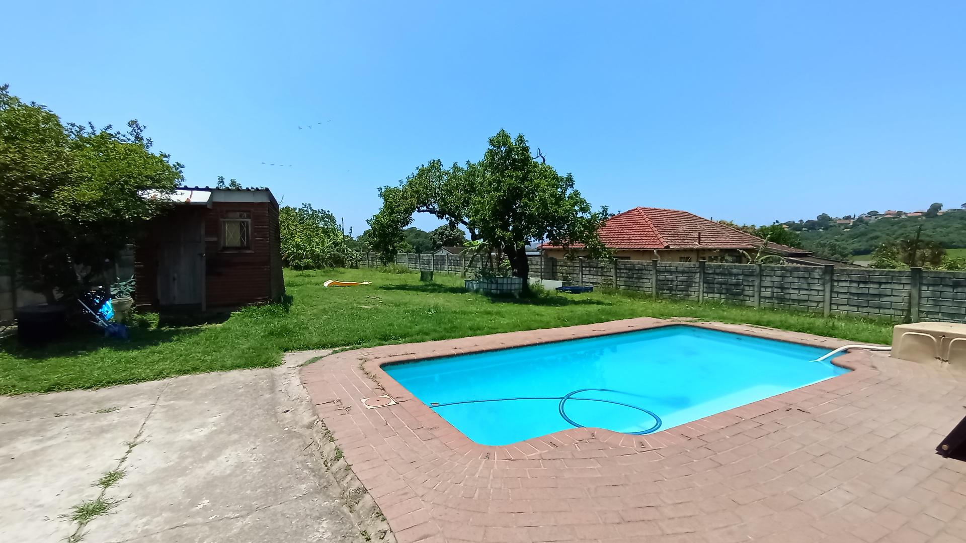 Backyard of property in Sea View 