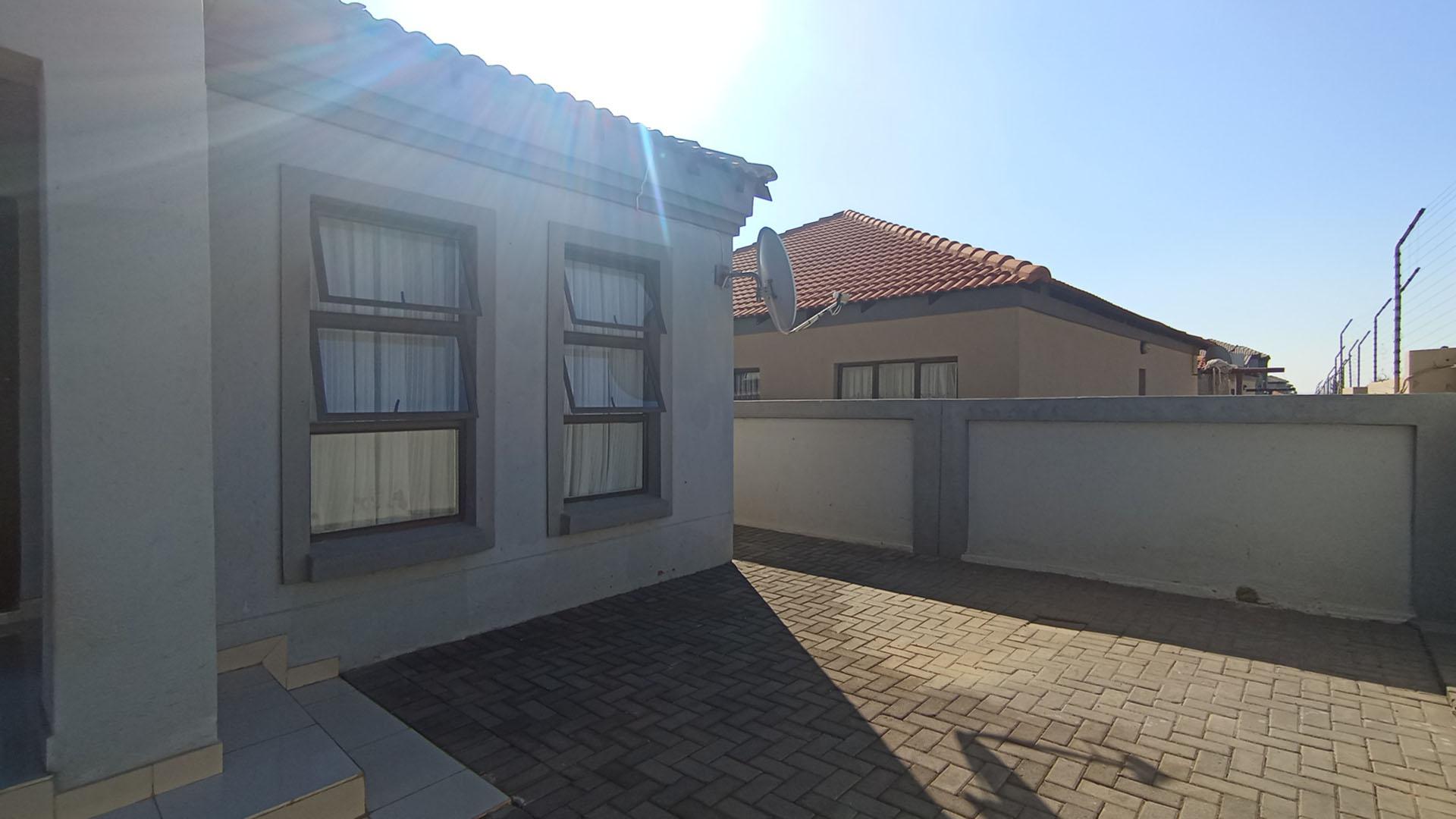 Backyard of property in The Orchards