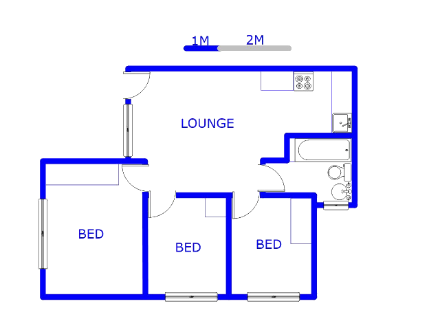 Ground Floor - 55m2 of property for sale in Florida